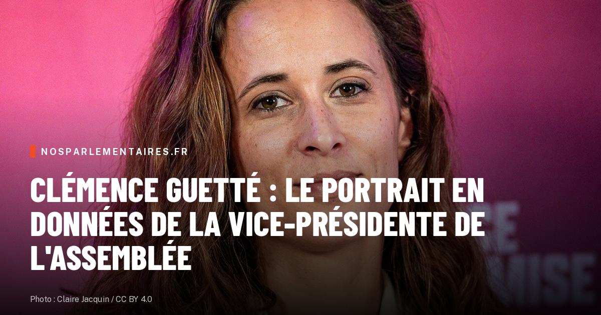 Clémence Guetté veut une loi sur l'amitié : le bilan en données de la vice-présidente de l'Assemblée