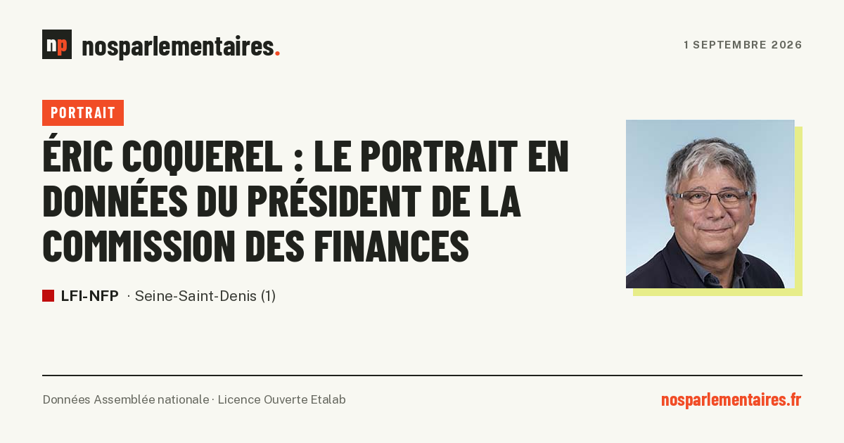Éric Coquerel chiffre la canicule avant le budget 2027 : le bilan en données du président de la commission des finances