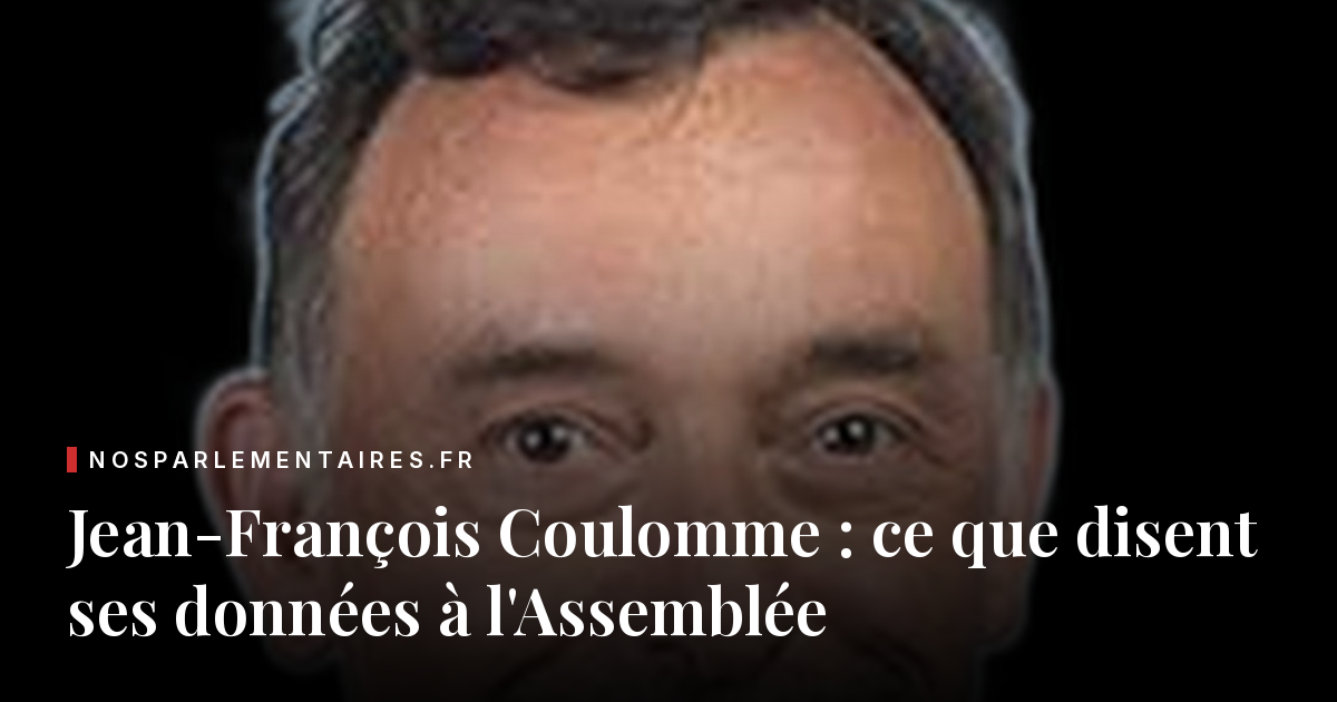 Jean-François Coulomme, 1 023 interventions et 10 questions écrites : le député qui parle plus qu'il n'écrit