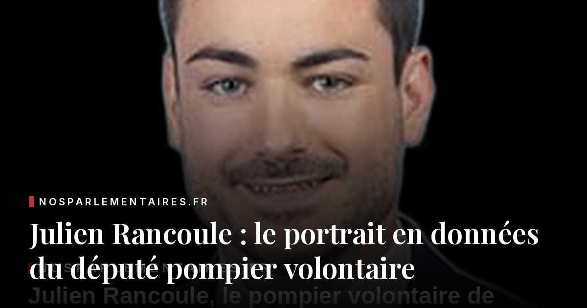 Julien Rancoule, le pompier volontaire de l'Assemblée : 88 amendements pour les soldats du feu, un trimestre de retraite toujours bloqué