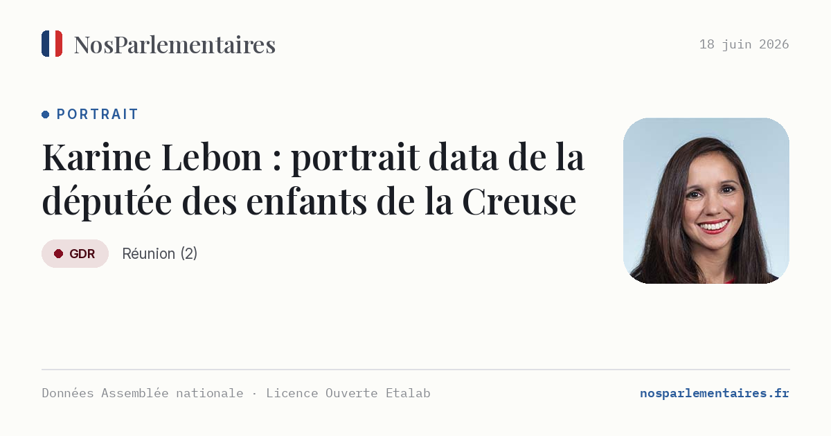 Karine Lebon, la loi des 2 000 : portrait de la députée qui a fait reconnaître les enfants de la Creuse