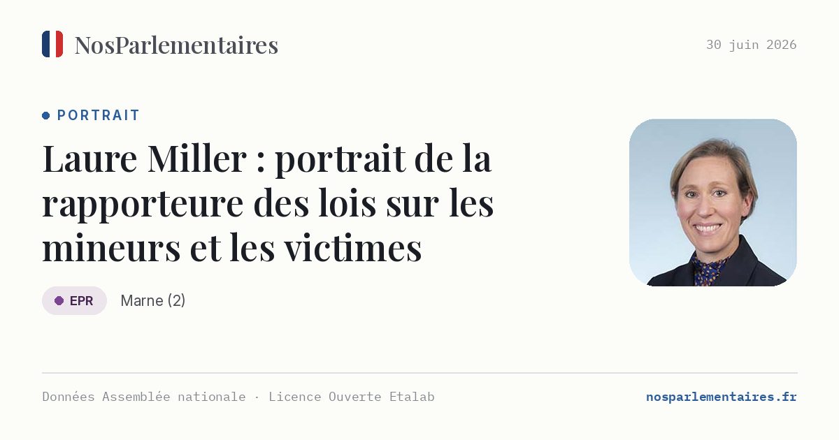 Laure Miller, l'avocate de l'hémicycle : portrait de la rapporteure des lois sur les mineurs et les victimes
